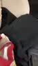 森马毛衫男冬季发热含羊绒半高领内搭新款基础黑色打底针织衫 黑色90001 L 实拍图