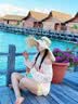 南木熊泳衣女新款橘色辣妹比基尼三件套度假海边泳装性感女士温泉游泳 橘色三件套【80-115斤】 实拍图