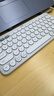 罗技（Logitech）K390无线蓝牙键盘 K380升级款无线键盘Mac笔记本平板ipad电脑静音键盘多设备超薄家用 75配列键盘 PEBBLE 2 COMBO（升级版套装-月凝白） 实拍图