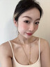 现代时尚百搭银光耳针纯银999水滴女耳环耳饰气质感 2026爆款首饰 一对 晒单实拍图