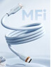 ANKER安克 充电线苹果【MFI认证】iphone12/13/14手机充电器亲肤type-c转lightning快充数据线 1.8m蓝 实拍图