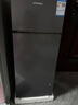 现代（HYUNDAI）（韩国现代）小冰箱迷你小型家用冷藏冷冻宿舍出租房办公室双开门二门电冰箱节能省电 100L灰【租房神器+行业热卖】 实拍图
