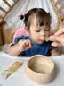 COOKSS儿童勺子宝宝元宝勺学吃饭训练勺PPSU弯头辅食勺餐具两只装 实拍图