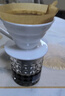 Mongdio手冲咖啡陶瓷滤杯v60过滤漏斗咖啡过滤器01号白色 实拍图