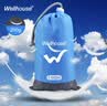 WELLHOUSE户外防潮垫折叠帐篷地垫沙滩垫便携收纳袋带地钉蓝灰色1.4*2m 实拍图