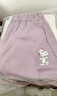 史努比（SNOOPY）童装女童短袖套装儿童短袖t牛仔裤2件套 白色belle+深蓝铃铛  130 实拍图