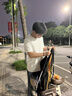 海澜之家（HLA）短袖T恤男冰爽棉撞色圆领凉感短袖男父亲节礼物 米白50 HNTBJ2Y050A XL 180/96A 推荐76-82kg 实拍图