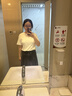 【京东直采】重磅纯棉 圆领短袖男款t恤衣服女士t恤服装真5折专场 白色（短袖） L （110-125斤） 实拍图