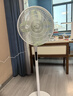 美的（Midea）【幸运草安睡2.0 MAX】一键闪装/直流变频家用轻音电风扇语音遥控落地扇 大风量一级能效卧室电扇 实拍图