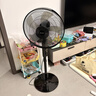 格力（GREE）电风扇家用大风量落地扇立式节能电扇客厅卧室宿舍摇头定时空气循环风扇台地两用排气扇空调伴侣 【黑色】16吋大扇叶大风量经典款 4012-WG 实拍图