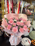 馨仪鲜花速递玫瑰向日葵康乃馨花束生日礼物全国同城配送 康乃馨玫瑰混搭花束 实拍图