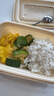 云蕾一次性饭盒带盖餐具食品级加厚快餐打包加厚可微波 实拍图
