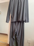 蕉内（Bananain）棉棉301H睡衣男女士纯棉情侣家居服长袖套装春夏季送母亲节礼物 【男士】彦灰 L 实拍图