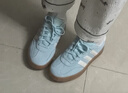 adidas「T头鞋」BARREDA板鞋德训鞋男女阿迪达斯轻运动   薄荷绿/汉玉白/树脂黄   37 实拍图