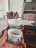 容山堂珐琅彩泡茶杯陶瓷主人杯单杯茶盏公道杯盖碗茶洗壶承茶壶功夫茶具 珐琅彩海浪纹茶漏及托架 实拍图