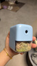 得力（deli）学生可自动进笔手摇卷笔刀削笔机/铅笔削笔器/削笔刀/转笔刀 儿童文具考试生日六一儿童节礼物蓝 实拍图