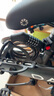大行（DAHON）自行车锁五位密码锁通用公路车山地车锁防盗自行车锁 黑色【带锁架】 实拍图