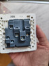 ABB开关插座面板 远致系列白色86型10A一开五孔带开关插座 AO225N 实拍图