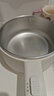 美的（Midea）电煮锅 小电锅 不锈钢0涂层电热锅 宿舍小锅多功能锅 1.6L学生寝室一体泡面小火锅XZC2017G 配蒸笼 实拍图