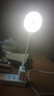 智能语音小夜灯声控灯小台灯便携氛围拍照LED卧室宿舍床头节能灯 USB插口即插即用 白色折叠语音灯【1个装】 实拍图
