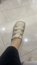 百丽（Belle）罗马吐司1代升级款勃肯女商场款透气外穿罗马凉鞋D5V1DBH5 米白（1代升级版） 37 (235mm) 实拍图