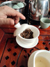 韵化羊脂玉瓷陶瓷盖碗单个悬停敬茶杯青花功夫茶具盖子悬浮泡茶碗试用 羊脂玉-水墨江山-悬停三才盖碗 实拍图