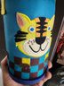 虎牌（TIGER）【京东限定】小老虎儿童保温杯学生吸管水杯一杯双盖 实拍图