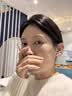 瑞贝卡（Rebecca）假发女全真人发假发片头顶蝶形全手织MONO网自由分缝遮白发补发片 中分刘海 自然黑 25cm 全手织工艺 实拍图