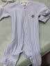 贝瑞加（Babyprints）婴儿连体衣2件装男女宝宝纯棉衣服柔软爬服家居内衣四季哈衣 紫73 实拍图