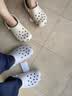 卡骆驰（CROCS）经典洞洞鞋轻便百搭女沙滩鞋包头拖鞋男鞋|10001 大气灰-1FT(含智必星) 41 /42(260mm) 实拍图
