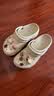 卡骆驰（CROCS）白鹿同款云朵洞洞鞋|206750 骨白色-2Y2 35(220mm) 实拍图
