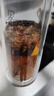希诺抗菌玻璃杯双层防烫办公车载水杯男高档泡茶杯子XN-9607KT 410ml 实拍图