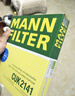 曼牌滤清器（MANNFILTER）带炭空调滤清器空调滤芯CUK2141M翼神劲炫欧蓝德标致4008雪铁龙C4 实拍图