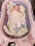 贝瑞加（Babyprints）宝宝连体衣2件装婴儿纯棉衣服四季薄款家居内衣透气爬服 白黄66 实拍图