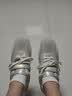 达芙妮德训鞋女平底时尚拼色2026新款轻便百搭休闲阿甘鞋 香槟色 36 实拍图