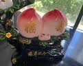 禾笙堂福寿双全寿桃摆件客厅装饰品送爷爷奶奶老人大寿贺寿祝寿生日礼物 福寿双全 长约27*12.5*26cm 实拍图
