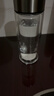 希诺双层玻璃杯男家用商务办公泡茶杯子过滤车载水杯XN-9301 265mL 实拍图