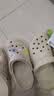 卡骆驰（CROCS）（crocs）经典Clog男女洞洞鞋一脚蹬沙滩鞋 CR10001-1FT  37  实拍图