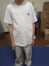 安踏童装儿童t恤男女童清风T夏季新款速干透气舒适青少年短袖12-16岁 【店长推荐丨冰感速干100%涤】纯净白-4 140 cm 实拍图