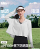 蕉下（beneunder）防晒衣女春夏新款冰丝凉感升级披肩AL118浅炭灰M 实拍图