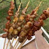 鲜京采内蒙古孜然羊肉串净重2斤 （约50串）露营户外烧烤 京东自有品牌 实拍图
