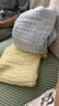 全棉时代 婴儿水洗纱布浴巾 儿童纯棉洗澡用品 奶黄色115*115cm 实拍图