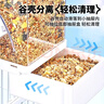 乖卷鹦鹉自动喂食器谷壳分离防洒防溅全透明下料食盒虎皮牡丹鸟类用品 实拍图