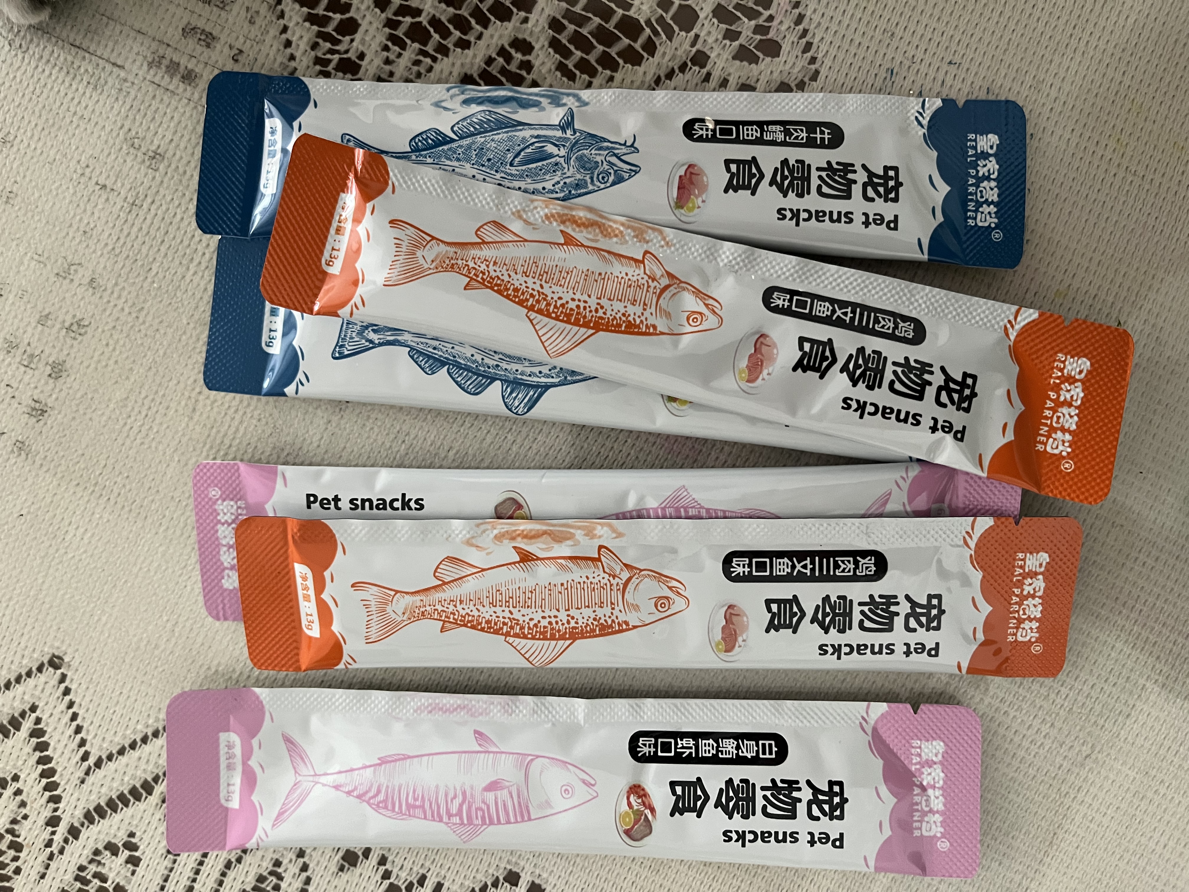 皇家搭档猫条猫零食三种口味混合装猫条成猫幼猫猫条156g（13g*12支）*2袋 实拍图