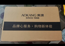 奥康新款镂空牛皮男士皮鞋打孔夏季洞洞鞋休闲爸爸男鞋子皮凉鞋黑色38 实拍图