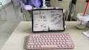 罗技（Logitech）时尚系列K390无线蓝牙键盘 超薄便携  K380升级版 粉色 79键 实拍图