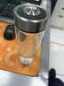 希诺双层玻璃杯男家用商务办公泡茶杯子过滤车载水杯XN-9302 345mL 实拍图