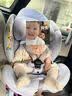 袋鼠爸爸星途Air儿童安全座椅0-12岁新生婴儿宝宝360度旋转可坐躺通风散热 星途Air【新国标-可升降双通风】佛晓蓝 实拍图