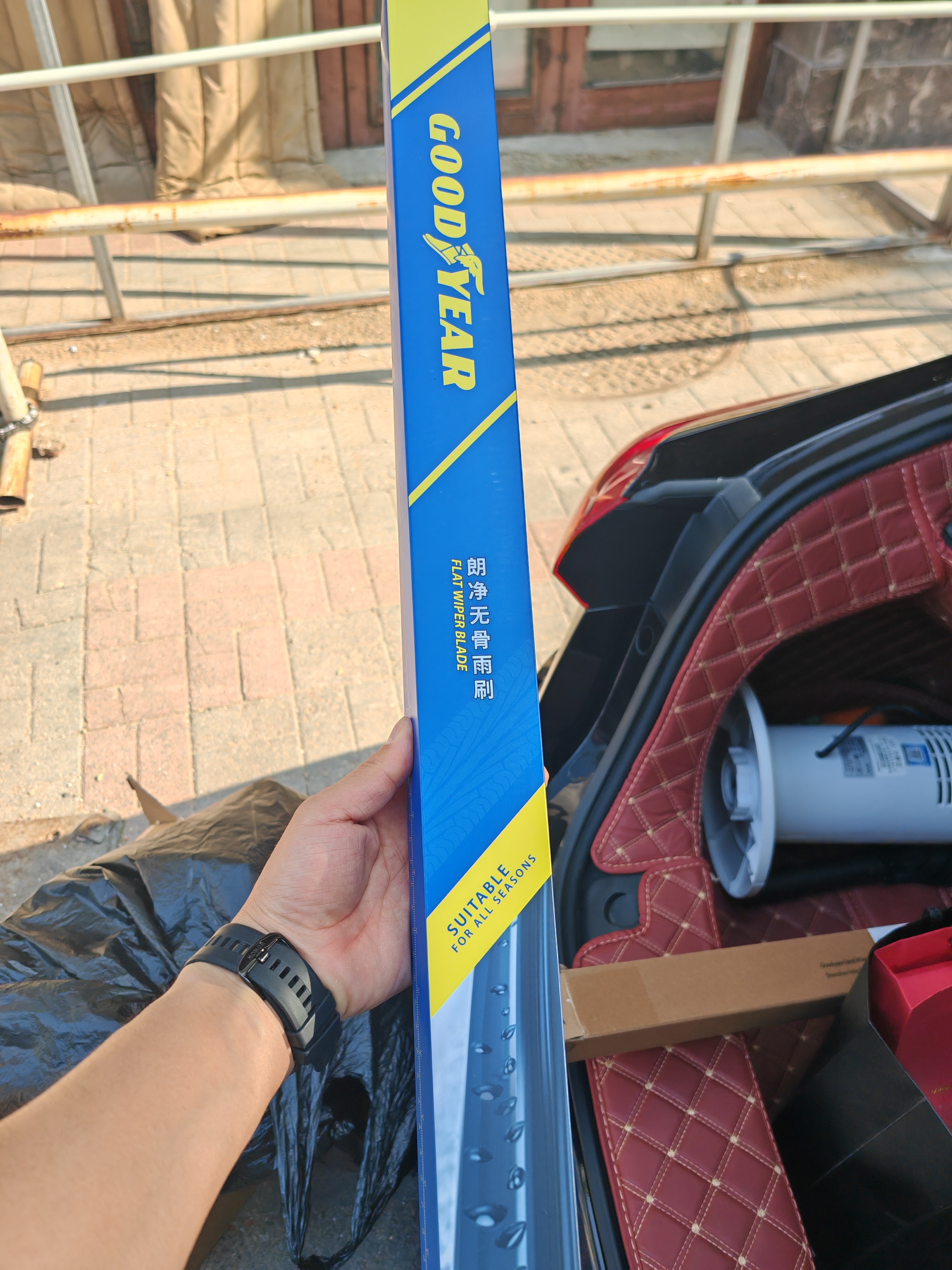 固特异（Goodyear）红旗H5雨刮器18至25款汽车雨刮条原装刮雨片胶条无骨雨刷1对 实拍图