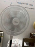 美的（Midea）【超级单品】七叶轻音立式电风扇家用柔风落地扇台式桌面小型风扇大风量节能摇头宿舍电扇 SAF30AB 实拍图